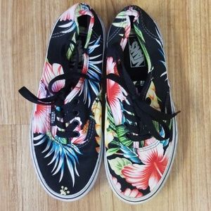 Hawaiian print Van's